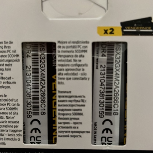 Corsair Vengeance new DDR4 2x16gb 2666mhz - Picture 3 of 3